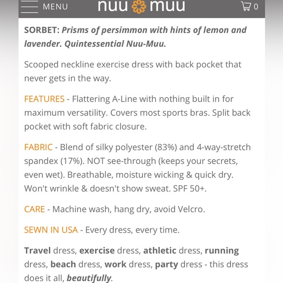 Nuu Muu Scoop Athleisure Dress in Sorbet size S - Picture 11 of 11